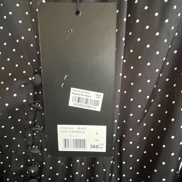 The Kooples | new with tags - long sleeve Midi dress - size 0/2 - black - Picture 4 of 10